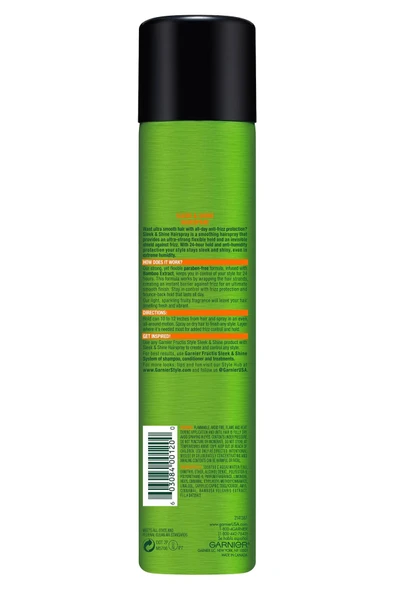 Garnier Fructis Sleek & Shine No:4 Elektriklenme Karşıtı Şekillendirici Saç Spreyi 234GR - Resim 2
