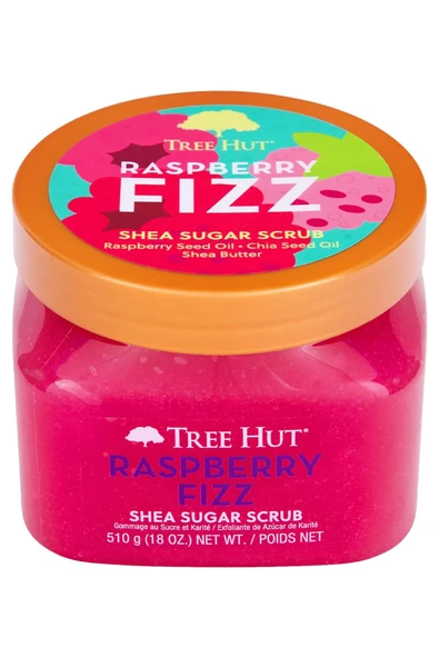 Tree Hut Raspberry Fizz Shea Sugar Scrub Vücut Peelingi 510GR - Resim 3
