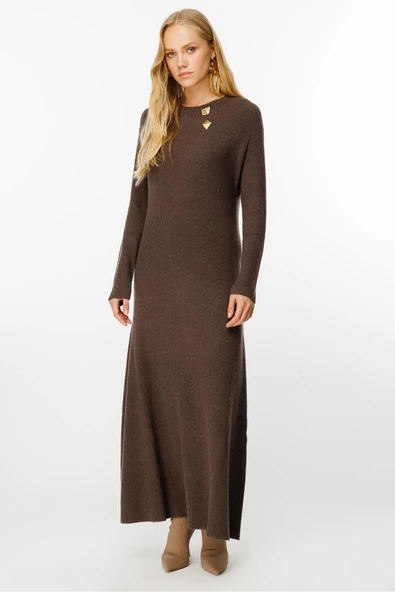 4655 GHİSA TRİKO ELBİSE - Resim 3