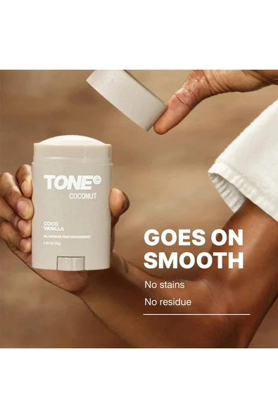 Tone Coconut Coco Vanilla Alüminyumsuz Stick Deodorant 75GR - Resim 4