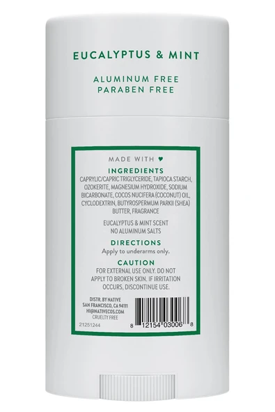 Native Eucalyptus & Mint Alüminyumsuz Stick Deodorant 75GR - Resim 2