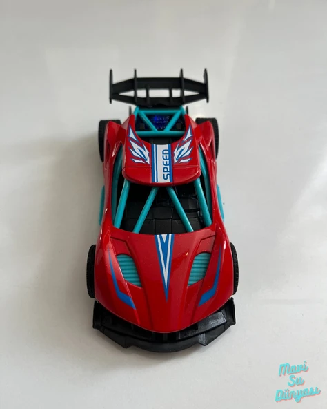 Metal Çek Bırak Yarış Arabası 14x6 Cm Kırmızı ürün görseli