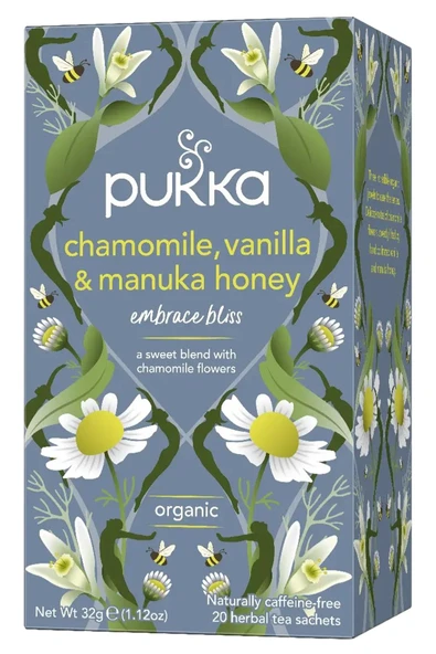 Pukka Chamomile Vanilla & Manuka Honey Bitki Çayı Bardak Poşet Çay 20 Adet ürün görseli