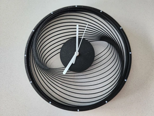 3D Baskı Duvar Saati ürün görseli 1