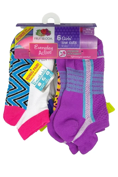 Fruit Of The Loom Girls Low Cuts Tines Çorap 6lı Paket (M) ürün görseli