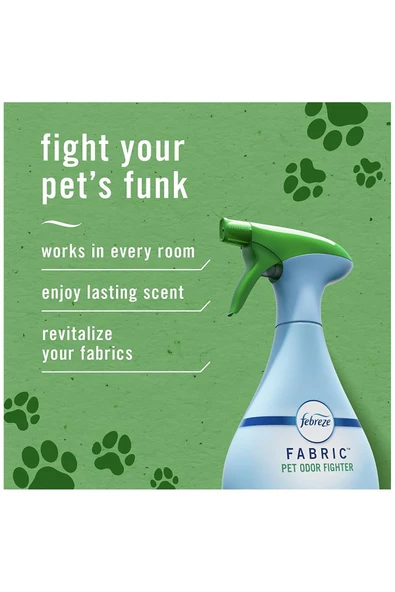 Febreze Evcil Hayvan Koku Giderici Sprey Kumaş Spreyi 438ML - Resim 2