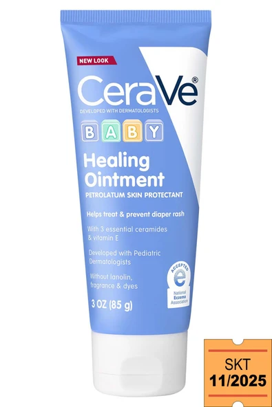 CeraVe Baby Healing Ointment Pişik Kremi 85GR SKT:11/2025 ürün görseli 1