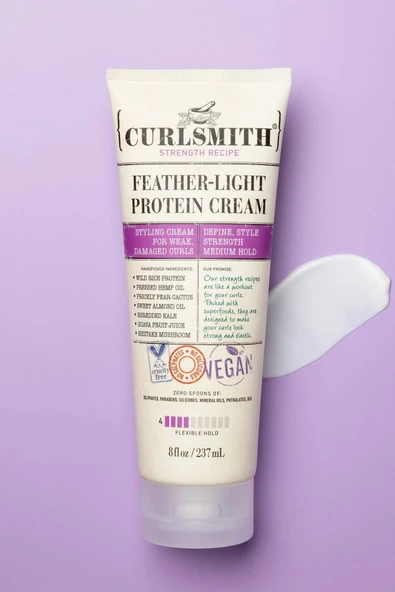 Curlsmith Feather-Light Proteinli Şekillendirici Saç Kremi 237ML - Resim 2