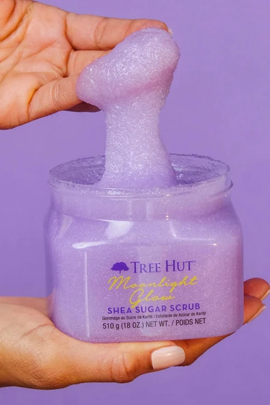 Tree Hut Moonlight Glow Shea Sugar Scrub Vücut Peelingi 510GR - Resim 6