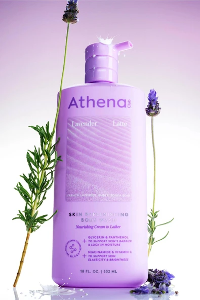 Athena Club Lavender Latte Duş Jeli 532ML - Resim 3