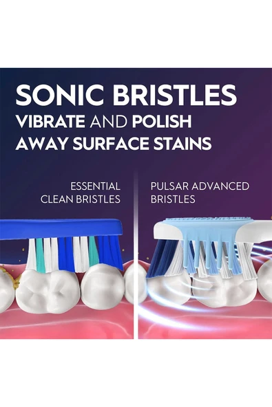 Oral-B Pulsar Titreşimli Yumuşak Diş Fırçası 4lü Paket - Resim 4