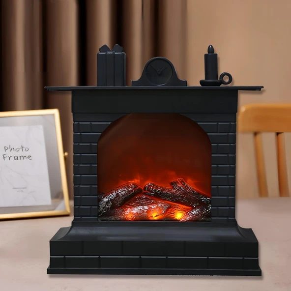 DEKORATİF LED IŞIKLI ŞÖMİNE (USBLİ) ürün görseli