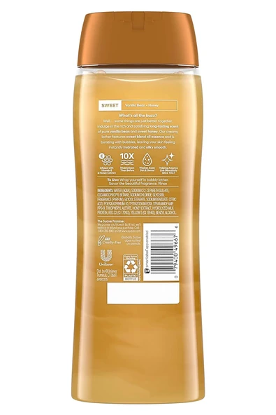 Suave Milk & Honey Duş Jeli 532ML - Resim 2