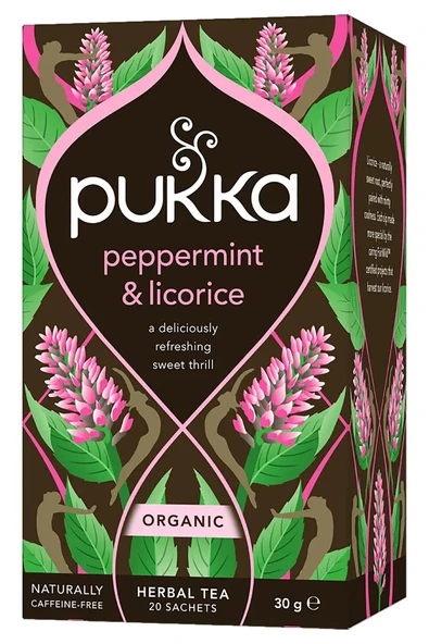 Pukka Peppermint & Licorice Bitki Çayı Bardak Poşet Çay 20 Adet ürün görseli