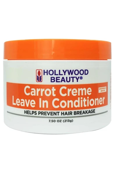 Hollywood Beauty Havuç Özlü Kırılma Karşıtı Durulanmayan Saç Kremi 213GR ürün görseli 1