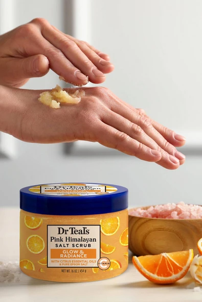 Dr.Teals Glow & Radiance Tuzu Peelingi 454GR - Resim 6