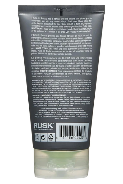 Rusk Paste Orta Tutuş Şekillendirici Saç Kremi 113GR - Resim 2