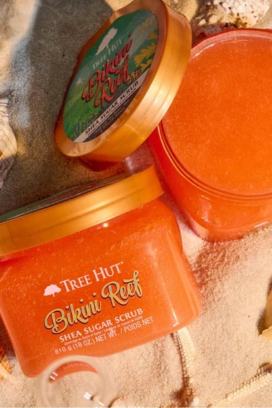 Tree Hut Bikini Reef Shea Sugar Scrub Vücut Peelingi 510GR - Resim 6