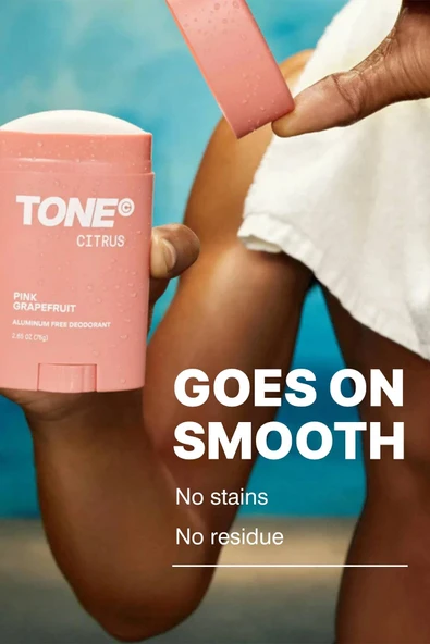 Tone Citrus Pink Grapefruit Alüminyumsuz Stick Deodorant 75GR - Resim 5