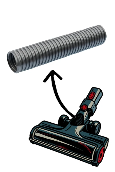 Tefal X-Force Flex Serisi Uyumlu 2 ADET Başlık Boğaz Hortumu TY6T88TR / TY6T90TR - Resim 2