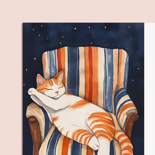 2026 Kedili Masa Takvimi | Üç Aylık Takvim - Önceki Ay Sonraki Ay | Kedi Severlere Hediye - Resim 5