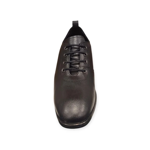 VENÜS 2512707K TOPUKLU BAĞCIKLI KLASİK DERİ KADIN AYAKKABI - Resim 4