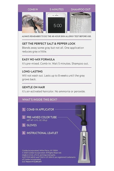 Just For Men Touch Of Gray Saç Boyası T55-Siyah - Resim 2