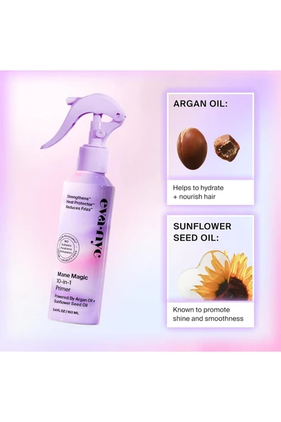 Eva NYC Mane Magic 10-in-1 Primer Çok Amaçlı Saç Bakım Spreyi 160ML - Resim 2