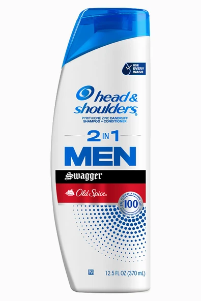 Head & Shoulders Men Old Spice Swagger 2’si 1 Arada Kepek Karşıtı Şampuan ve Saç Saç Kremi 370ML ürün görseli 1