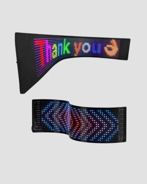 Akıllı LED Matrix Panel – USB Bağlantılı, Kaydırmalı Yazı ve Animasyon Desteği - Resim 3