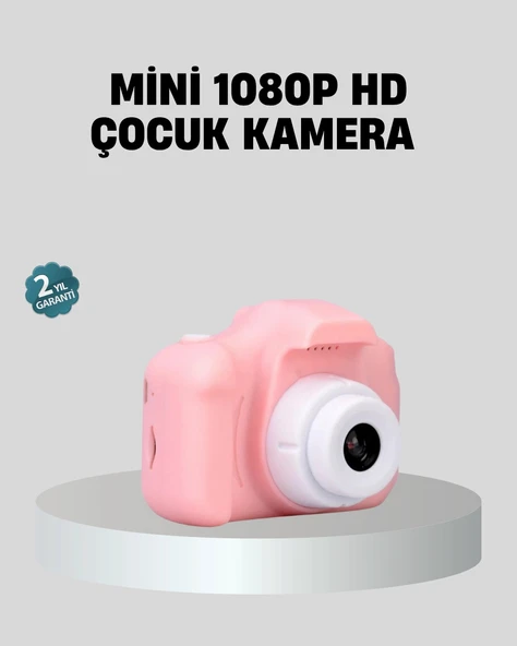 Mini Dijital Çocuk Kamerası 8MP HD Ekranlı 1080P Video ve Şarjlı ürün görseli