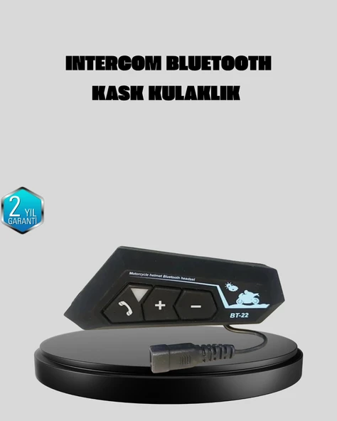 Motosiklet Kask Kulaklığı Bluetooth 5.0 Gürültü Önleme ve Hızlı Bağlantı ürün görseli