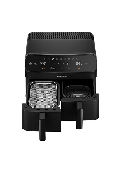 Grundig FR 7284 Airfit Twin Çiftli Airfryer 8.5 lt Yağsız Fritöz - Resim 5