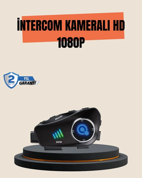 Q28 Motosiklet Kask Bluetooth Kulaklık  Full HD 1080P Kamera ürün görseli