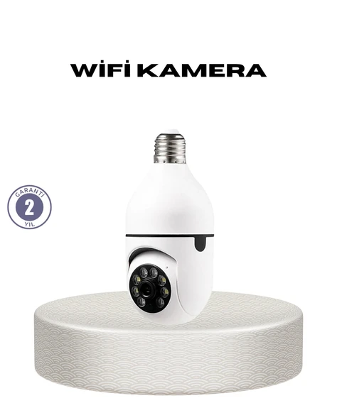 Akıllı Duy Kamera Uzaktan Kontrol ve Geniş Görüş Açılı ürün görseli