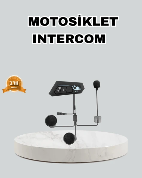 Motosiklet Kaskı İçin Bluetooth Kulaklık – Kablosuz, Mikrofonlu, Gürültü Azaltmalı BT22 ürün görseli