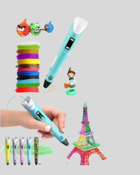 Yaratıcı Çizim ve Modelleme İçin Profesyonel 3D Yazıcı Kalem - Resim 5