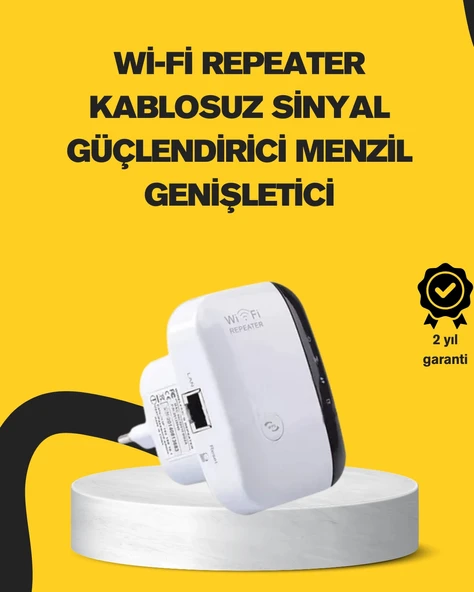 Wireless-N WiFi Repeater 300 Mbps Sinyal Güçlendirici ürün görseli