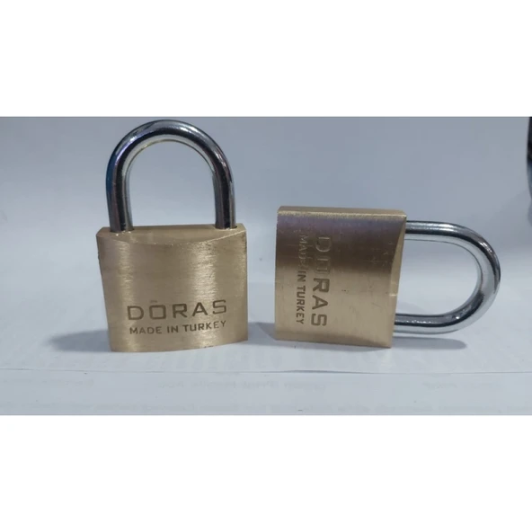 Ersa Doras 40 Mm 2 li Sarı Pas Sistem Asma Kilit - Resim 2