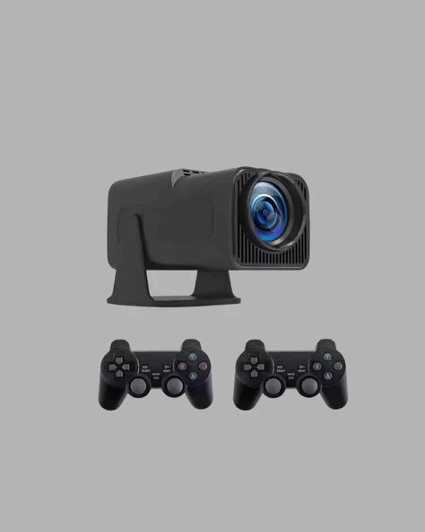 Android Projeksiyon Game Box – 1280x720p HD Çözünürlük, Bluetooth,HDMI ve USB Girişli - Resim 3