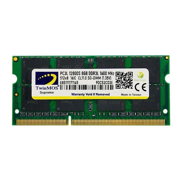8 Gb Ddr3 1600mhz Twınmos 1.35 Nb Mdd3l8gb1600n ürün görseli 1