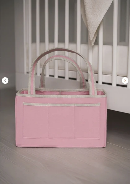 YUNUSOĞLU HOME Anne Bebek Keçe Bakım Çantası Yenidoğan İçin Organizer Düzenleyici Çok Amaçlı - Resim 3