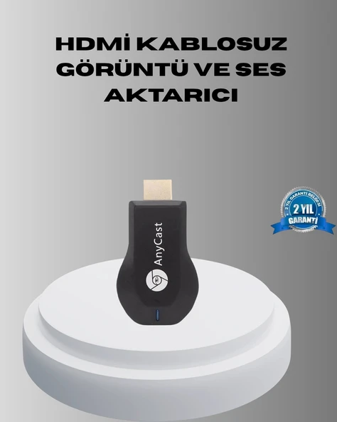 Akıllı Telefon ve TV Arasında Kablosuz Ekran Yansıtma Cihazı ürün görseli