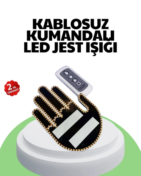 203 LED’li Yüksek Görünürlüklü Jest Işığı ürün görseli 1