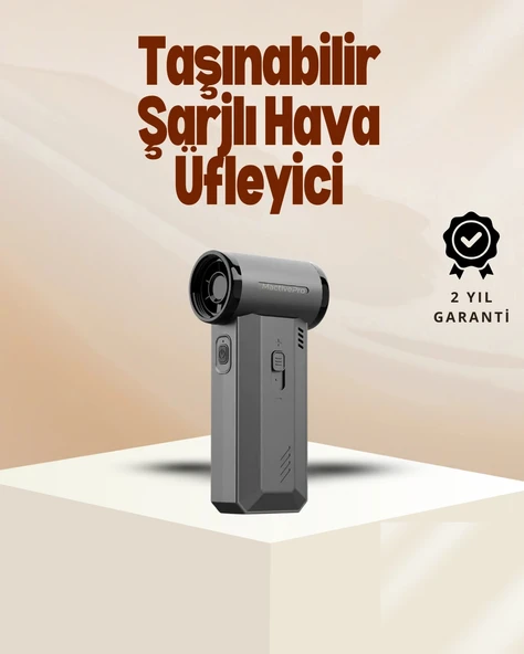 Yüksek Hızlı Kablosuz El Tipi Hava Üfleme Temizlik Cihazı ürün görseli 1