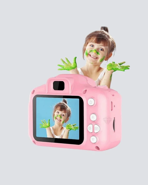 Çocuklar İçin Mini Fotoğraf Makinesi 8MP 1080P Video ve Darbeye Dayanıklı - Resim 5