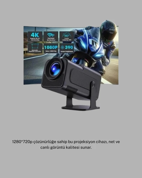 Android Projeksiyon Game Box – 1280x720p HD Çözünürlük, Bluetooth,HDMI ve USB Girişli - Resim 4