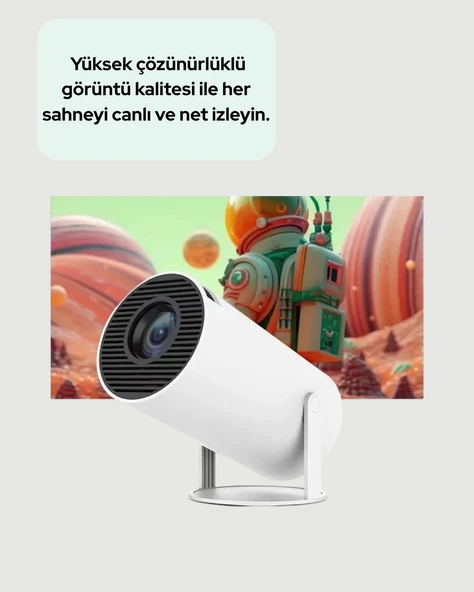 Kablosuz Bağlantılı Ultra Pro Projeksiyon - Resim 2