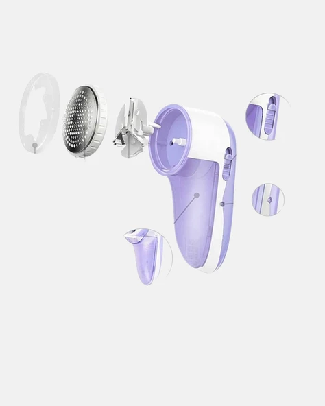 Taşınabilir Şarjlı Tiftik Toplayıcı – Çıkarılabilir Hazneli, Anti-Statik Fırçalı - Resim 4