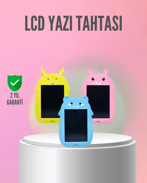 Kağıt Benzeri LCD Yazı Tableti | Tek Tuşla Silme ve Uzun Pil Ömrü ürün görseli 1